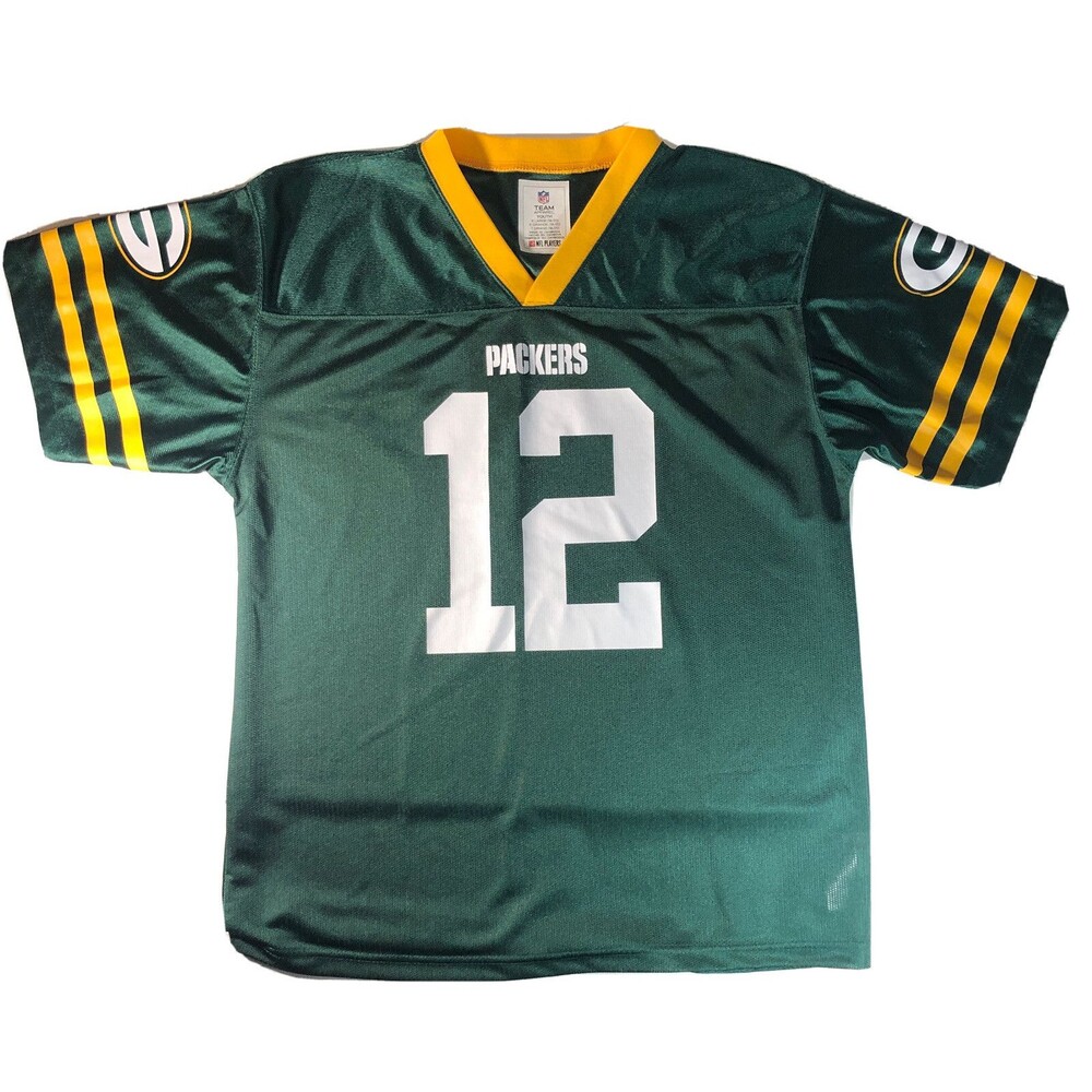Green Bay Packers Aaron Rodgers #12 Jersey -NFL Players,Youth XL(18-20)